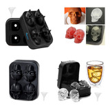 3 Moldes Para Hielo Forma Calavera 3d Dia Muertos Halloween