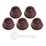 Dolce Gusto Cafetera Reusables Rellenables Refill 5 Capsulas
