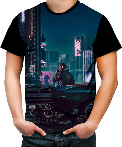 Camiseta Personalizada Jogo Sobrevivencia Cyberpunk 2077 04