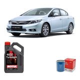 Kit De Filtro Honda Civic Y Aceite Motul 10w40 X4