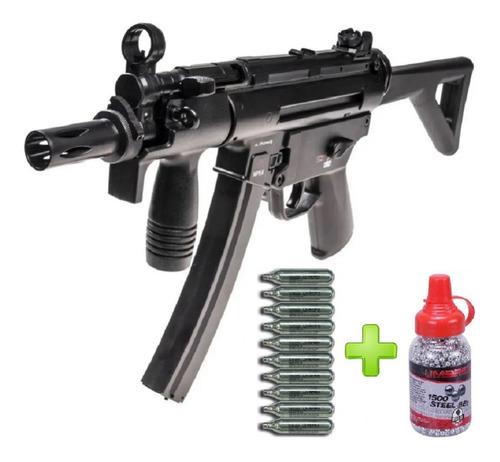 Rifle Aire Heckler & Koch Mp5 Co2 Blowback + Kit Completo