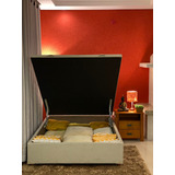 Cama Base Box Bau Casal Padrao - Basic