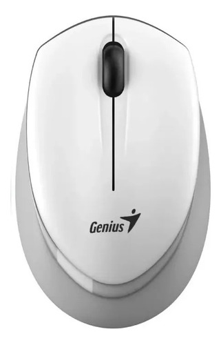 Mouse Genius Nx-7009 Wireless Blueeye Ergonomico Blanco/gris