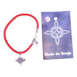 Pulsera Nudo De Bruja Hilo Rojo + Oración De Activación