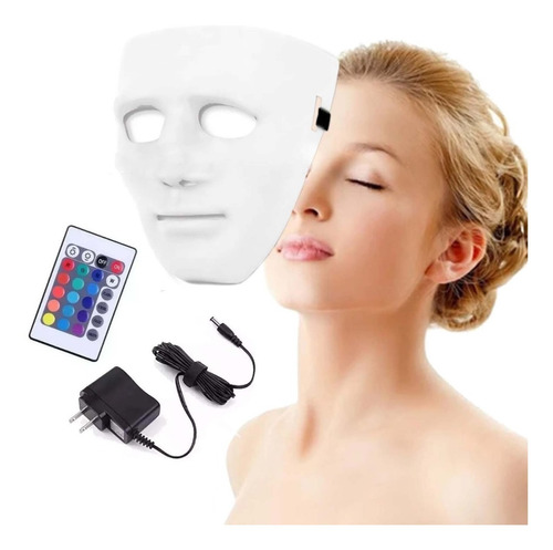 Máscara Led Facial Cromoterapia Con Garantía Palermo Z Norte