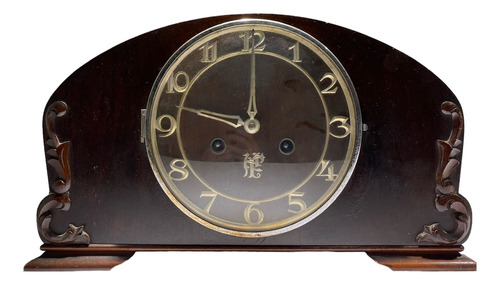 Antiguo Reloj Ingles Funcionando Con Llave Y Pendulo 