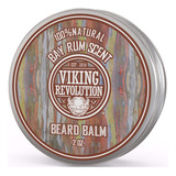 Viking Revolution Balsamo Para Barba Con Aroma A Ron De Bahi