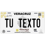 Placas Para Auto Personalizadas Veracruz