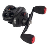 Carretilha Pesca M21 Pro Carretel Slim Albtz 6 Rol. Blck Red