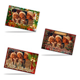 Set Imanes X3 Navidad Personalizados Con Foto 002