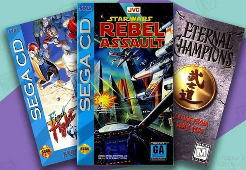 20 Juegos Sega Cd Grabados A 2x + Rendimiento Gran Catalogo 