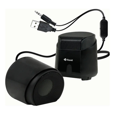 Bocinas Slim Company Multimedia Para Pc, Computadora De Escritorio U Otros Dispositivos Usb Uso Portátil Con Control De Volumen | MercadoLibre