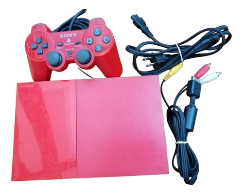 Consola Ps2 Slim Red