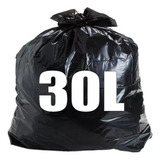 100un Saco De Lixo 30 Litros Eco Resistente E Reforçado