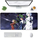 Mouse Pad Largo Anime Arte Personajes Evangelion   30x70cm