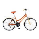 Bicicleta Benotto Moorea Aluminio Fs R26 21v Dama Terracota