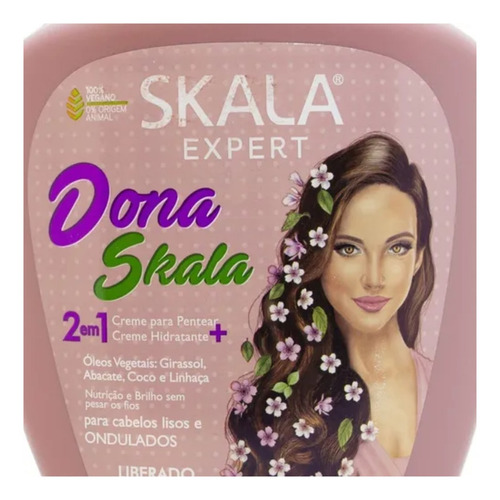 Skala Dona Skala Máscara Vegana X1kg  Crema Peinar Nutritiva