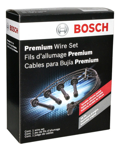 Cables Bujias Jeep Wrangler Unlimited X V6 3.8 2010 Bosch