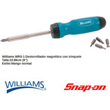 Williams Wrs-1 Destornillador Magnético Con Trinquete Snapon