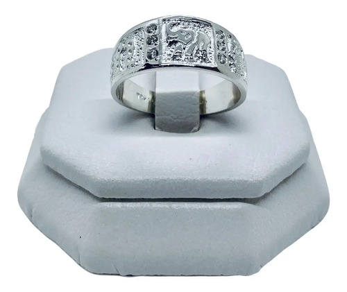 Anillo De La Suerte Con Piedra Mod 4 (deperlá Plata)