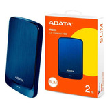 Disco Duro Externo Adata 2tb Diseño Ultradelgado Color Azul