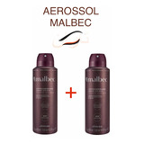 Kit C 2un: Malbec Desod. Antitranspirante Aerossol 75g/125ml