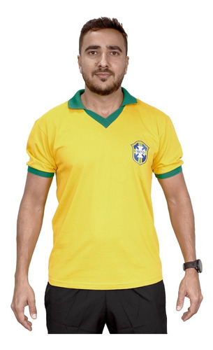 Camisa Seleção Brasileira Amarela Masculina