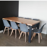 Mesa Comedor Fabricación A Medida Madera Nativa De Lenga 