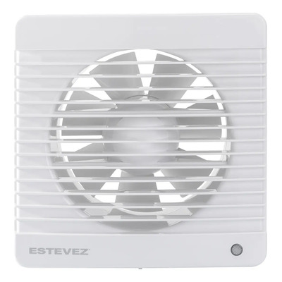 Extractor de baño Estevez 2806 blanco 20.6cm de altura 18.2cm de ancho 15.24cm de diámetro 33W | Meses sin interés