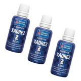 Corante Líquido Bisnaga 50ml Xadrez Azul (3 Unidades)