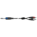 Cable Audio Jack Stereo A 2rca Quiklok Sx/12-3k