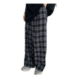 Women's Plaid Pants Casual Wide Leg Pants 1