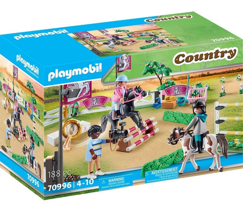 Playmobil Country Caballos 70996 Torneo De Equitacion