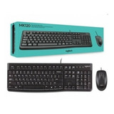 Kit Teclado/mouse Logitech Alambrico Usb Mk120 (920-004428)