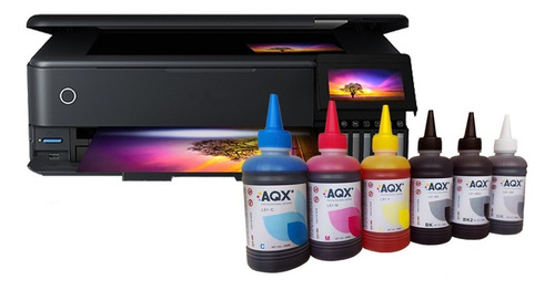 Impresora Multifunción Epson L8180 Wifi + Tinta 1500ml Aqx