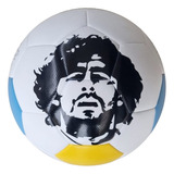 Pelota De Futbol Ch1 Dm10 Maradona Mrd3000 Hibrida Unicas Color Celeste Y Amarillo