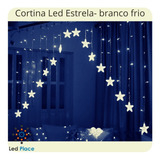 Cortina 138 Leds Estrelas Pilha\usb 2,5m Luz Fixa Branco Cor Das Luzes Branca 110v/220v