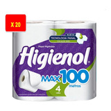 Papel Higiénico Higienol Max 100 M X 2 Bultos