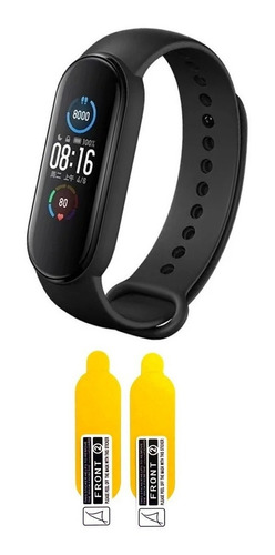 Pulseira P/ Miband 5 E Smartband M5 Silicone + Pelicula