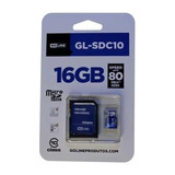 Cartão De Memória Micro Sd 16gb Com Adaptador Goline