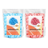 Kit Amendoa Confeitada Azul + Amendoa Confeitda Rosa 1kg