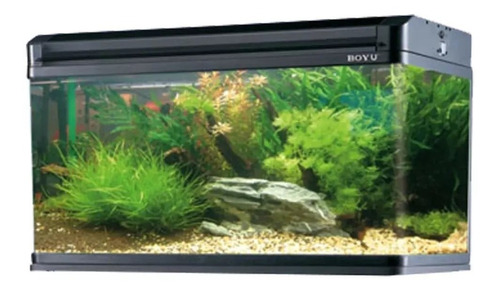 Boyu Aquario Ea-60 Led 99l Preto 127v C/ Bomba E Filtro C/nf