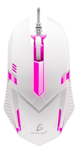 Mouse Gaming Led Alámbrico Usb Respiración Luz Ratón Gamer