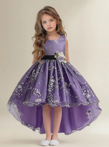 Vestido Elegante Niña Fiesta Boda Cumpleaños 6 A 13 Años