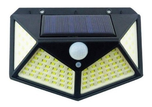 Foco Led Solar 100 Led Con Sensor De Movimiento