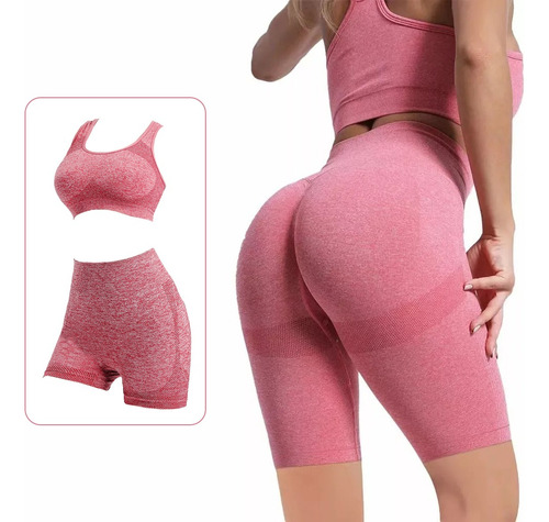 Short De Licra Para Mujer Fitness Sports Sexy + Arriba Suite