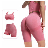 Short De Licra Para Mujer Fitness Sports Sexy + Arriba Suite