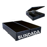 Cama Box Bau 1,38 Bipartida Premium ( Blindada) E Reforçada 