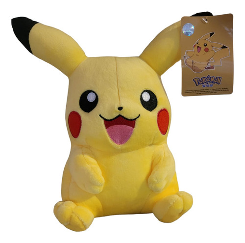 Muñeco De Peluche Pikachu, Diseño De Pokémon, 20 Cm, Suave Para Niños, Color Amarillo