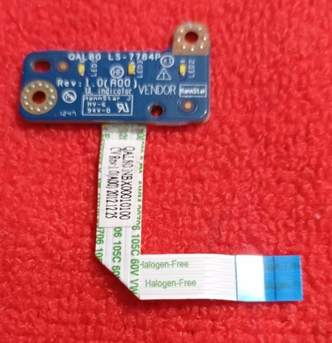 Led  Pcb Board Qal80 Ls-7784p  Dell Latitude E6430